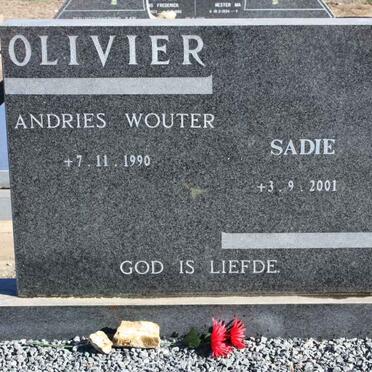 OLIVIER Andries Wouter -1990 &amp; Sadie -2001