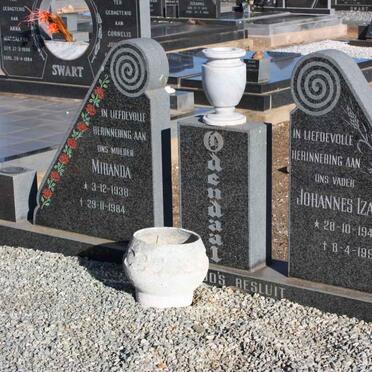 ODENDAAL Johannes Izak 1940-1993 &amp; Marinda 1938-1984
