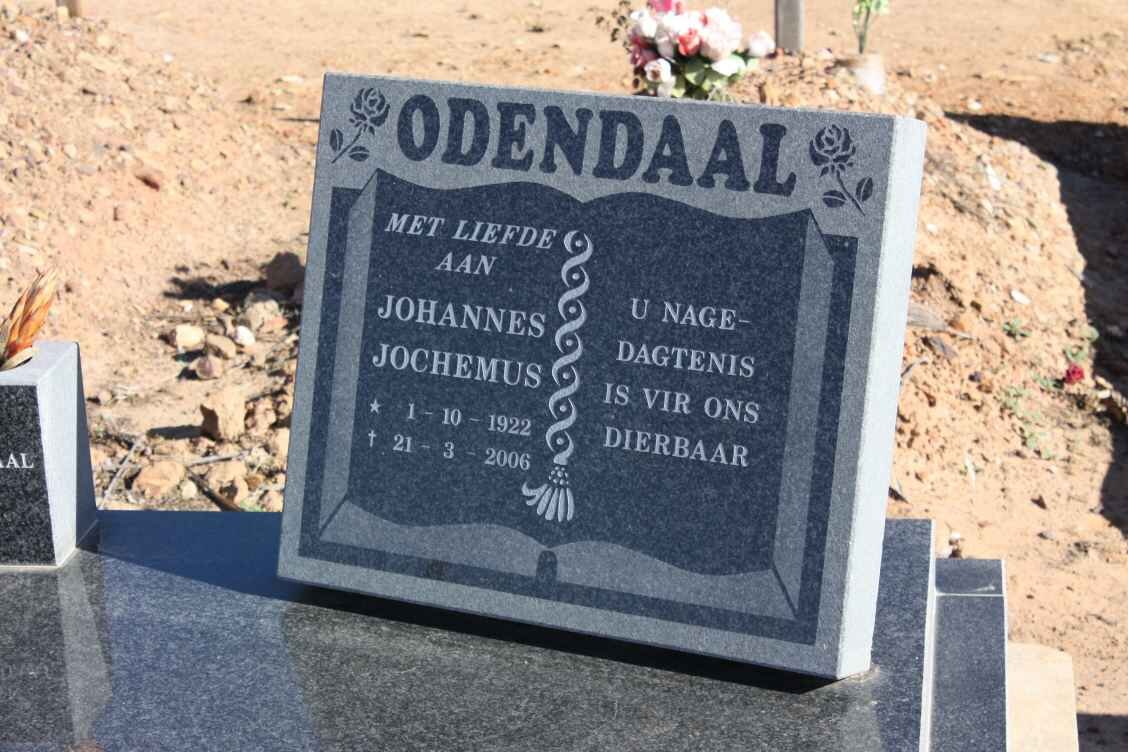 ODENDAAL Johannes Jochemus 1922-2006