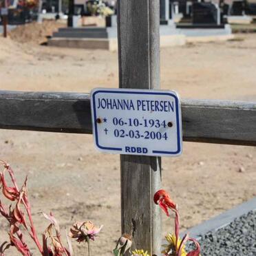 PETERSEN Johanna 1934-2004