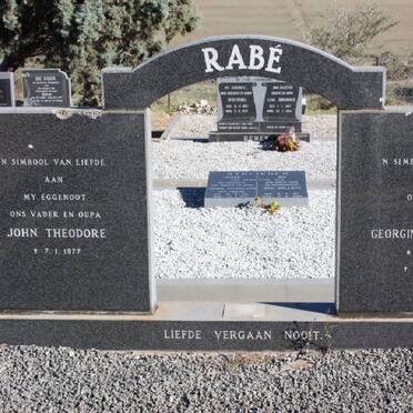 RABÉ John Theodore -1977 &amp; Georgina Catharina 1900-1987
