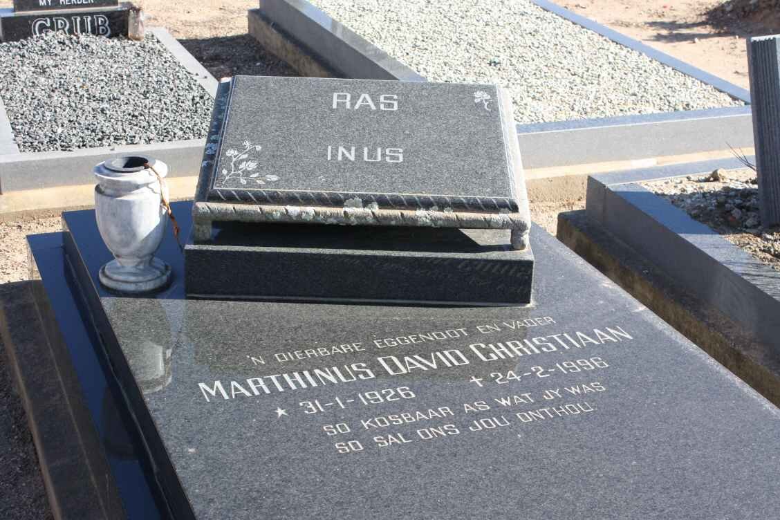 RAS Marthinus David Christiaan 1926-1996