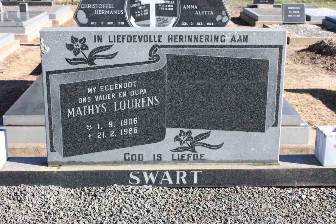SWART Mathys Lourens 1906-1986