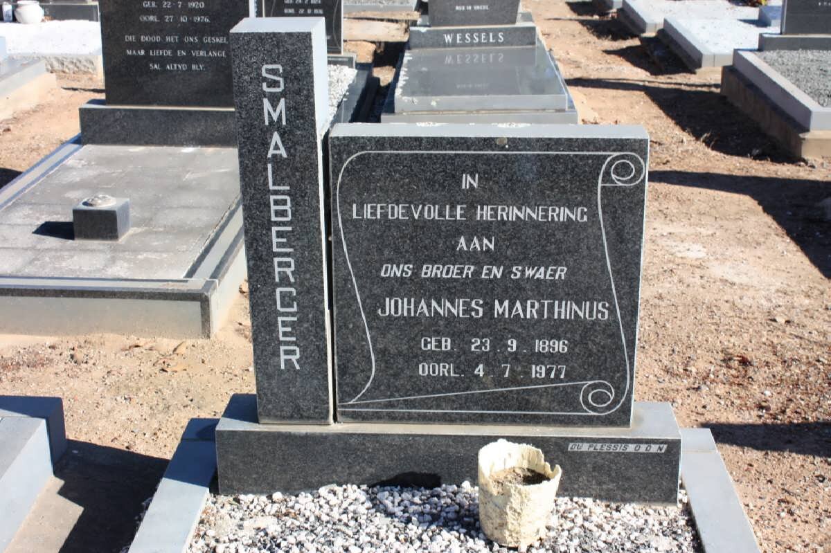 SMALBERGER Johannes Marthinus 1896-1977