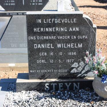 STEYN Daniel Wilhelm 1886-1977