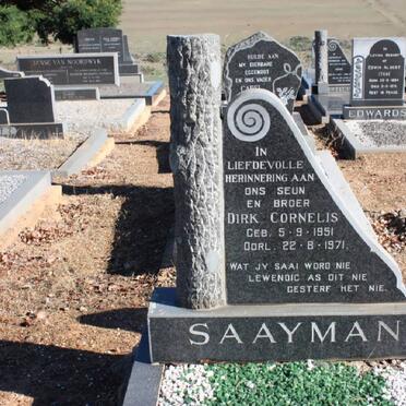 SAAYMAN Dirk Cornelis 1951-1971