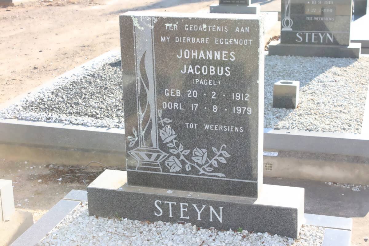 STEYN Johannes Jacobus 1912-1979