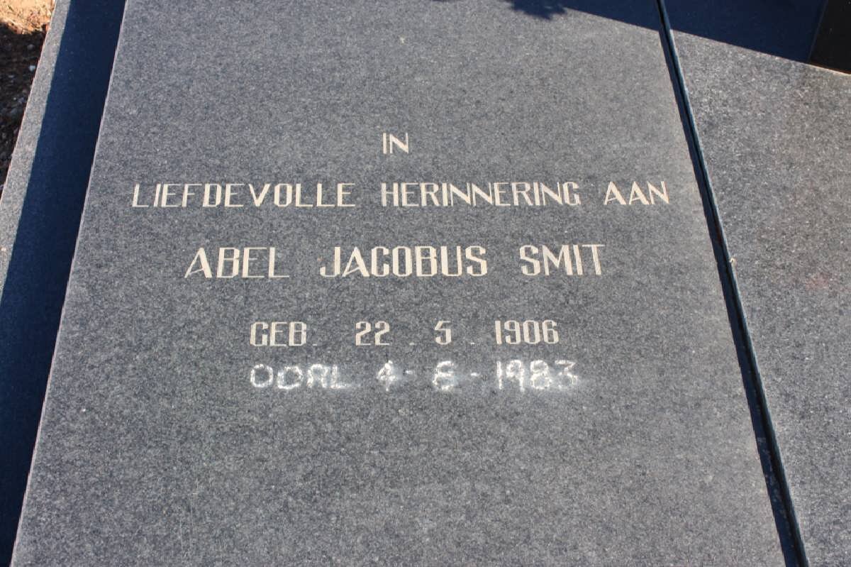 SMIT Abel Jacobus 1906-1983