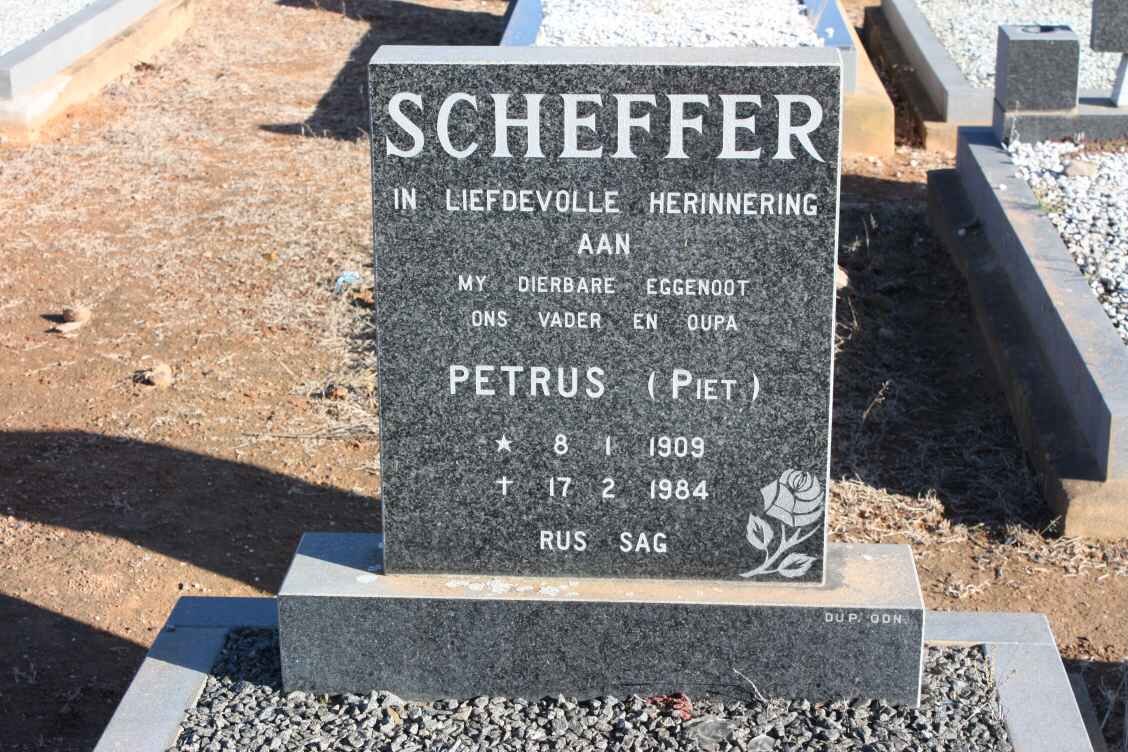 SCHEFFER Petrus 1909-1984