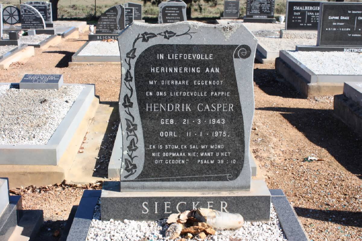 SIECKER Hendrik Casper 1943-1975