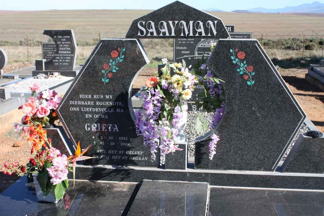 SAAYMAN Grieta 1941-2008