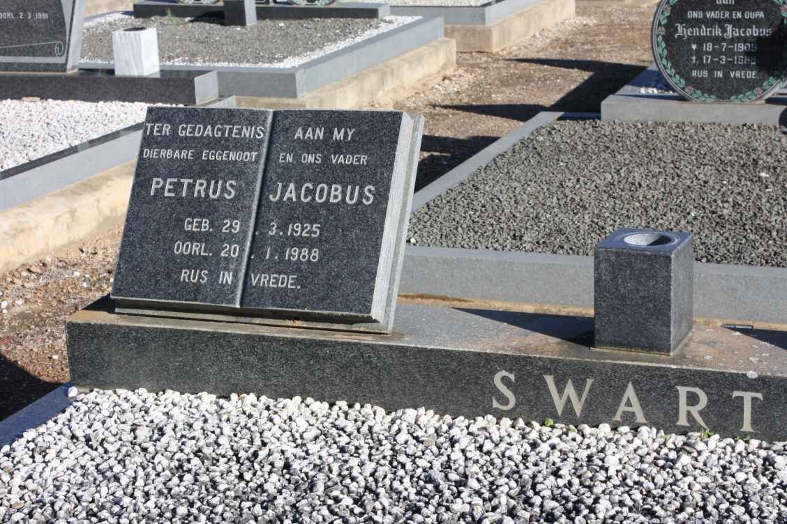 SWART Petrus Jacobus 1925-1988