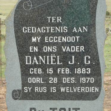 TOIT Daniël J.G., du 1883-1970