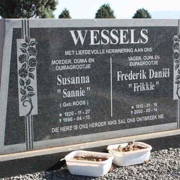 WESSELS Frederik Daniël 1913-2000 &amp; Susanna ROOS 1920-1996