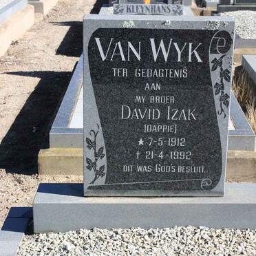 WYK David Izak, van 1912-1992