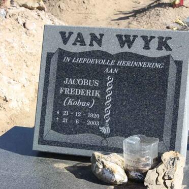 WYK Jacobus Frederik, van 1920-2003