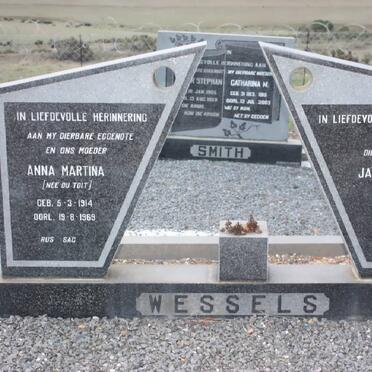 WESSELS Jacob Petrus 1906-1986 &amp; Anna Martina DU TOIT 1914-1969