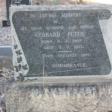 VARKEVISSER Gerhard Peter 1902-1957