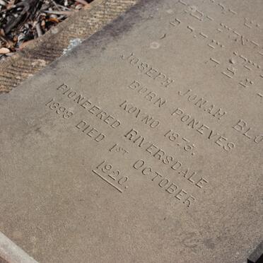 BLOCH Joseph Jonah  1875-1920