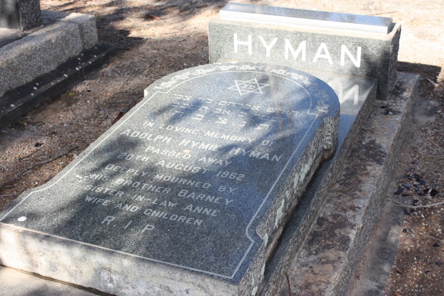 HYMAN Adolph Hymie  -1962