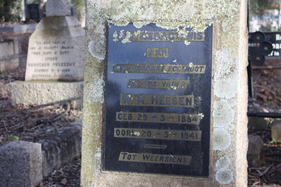 HEESEN W.A. 1884-1941