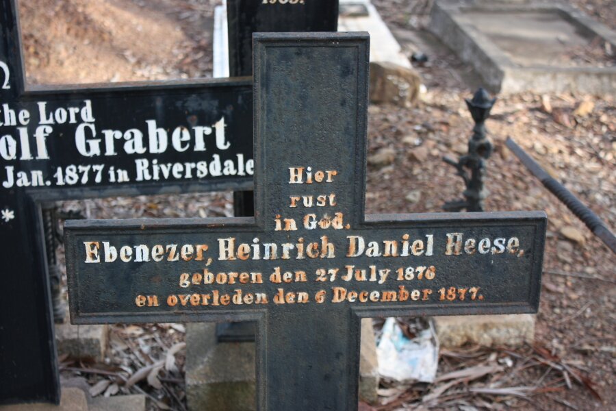 HEESE Ebenezer Heinrich Daniel 1876-1877