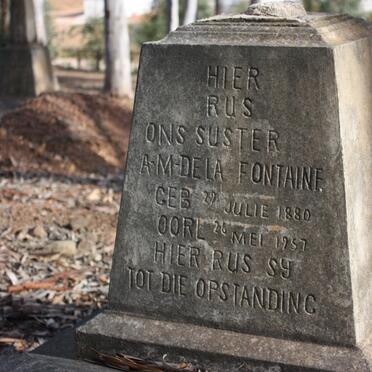 FONTAINE A.M., de la 1880-1957