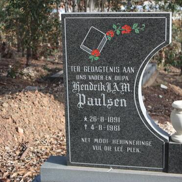 PAULSEN Hendrik J.A.N. 1991-1961