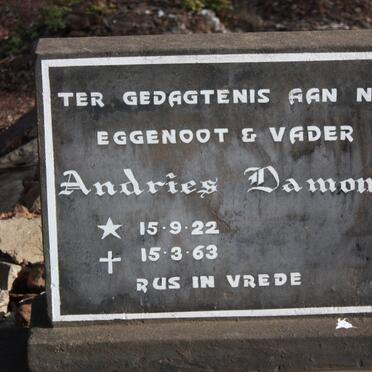 DAMONS Andries 1922-1963