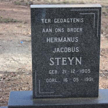 STEYN Hermanus Jacobus 1905-1991