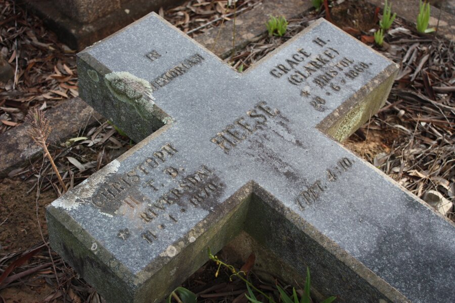 HEESE Christoph H.T.D. 1870-? &amp; Grace H. CLARKE 1868-?