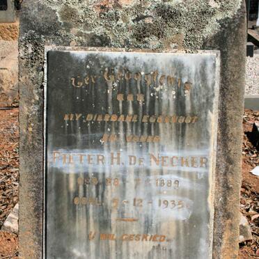 NECKER Pieter H., de 1889-1935