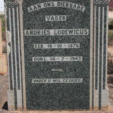 WYK Andries Lodewicus, van 1876-1943