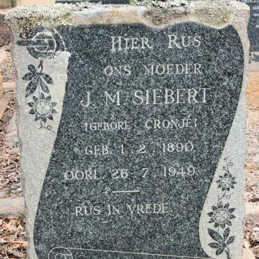 SIEBERT J.M. 1890-1949