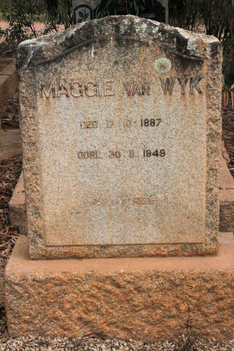 WYK Maggie, van 1887-1949
