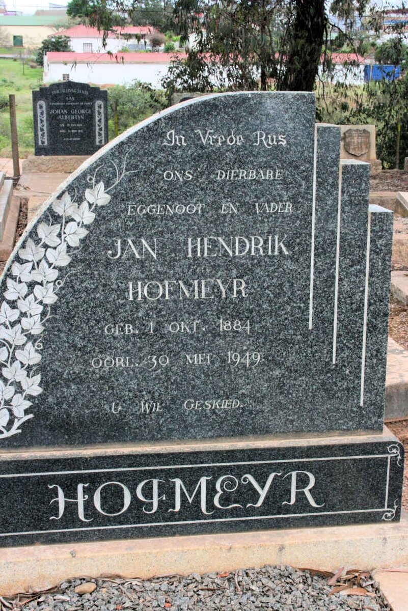 HOFMEYR Jan Hendrik 1884-1949