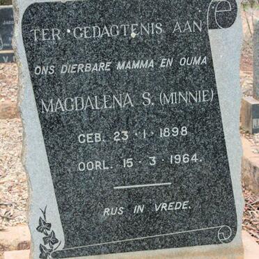 CRONJE Magdalena S. 1898-1964