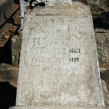 BENEKE Carel J.F. 1842-1929