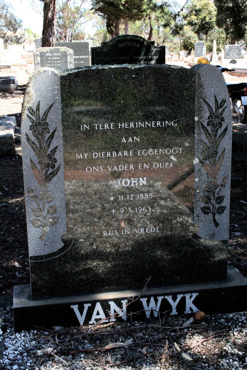 WYK John, van 1885-1963