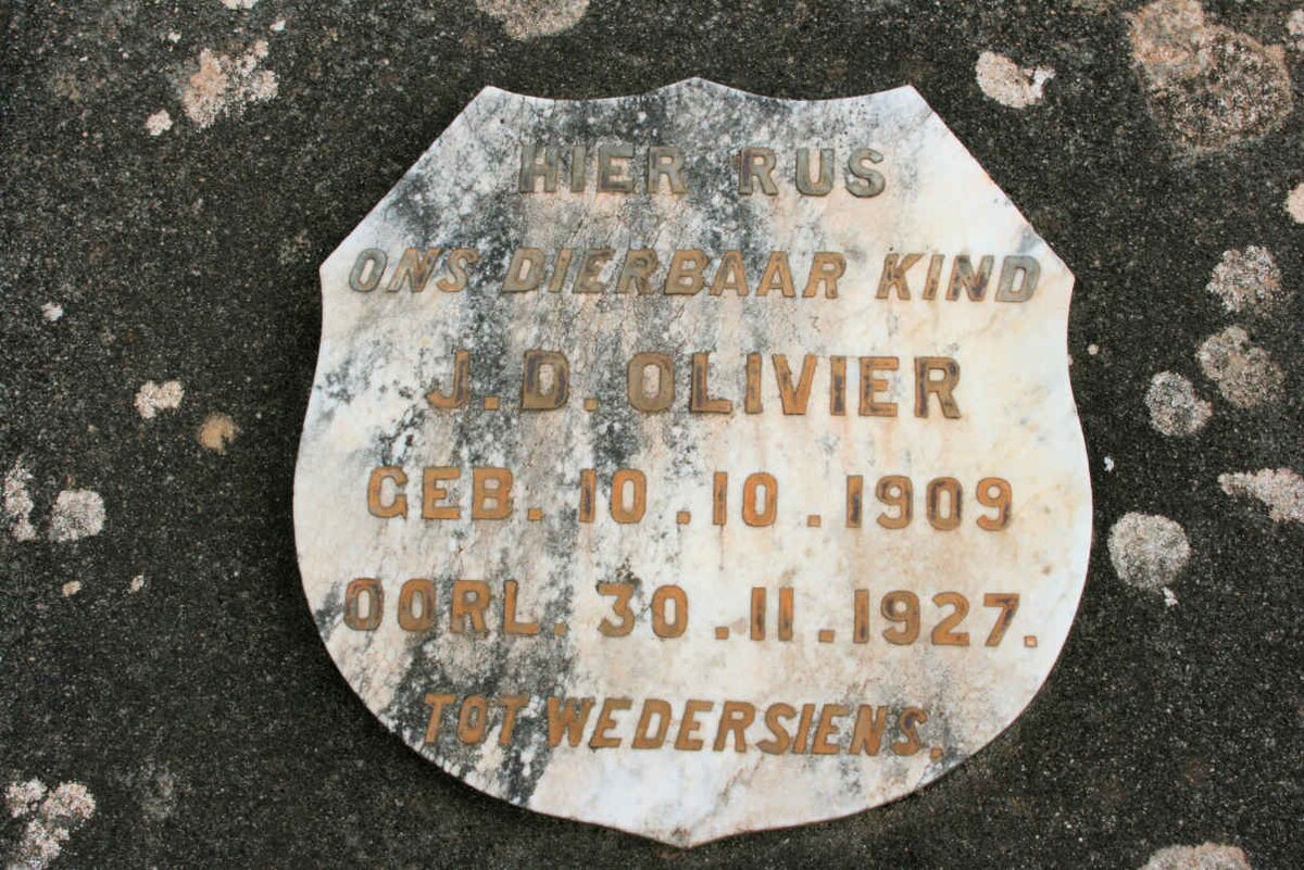 OLIVIER J.D. 1909-1927