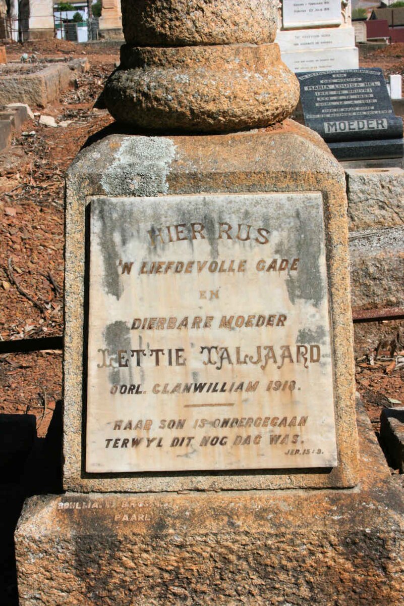 TALJAART Lenie -1918