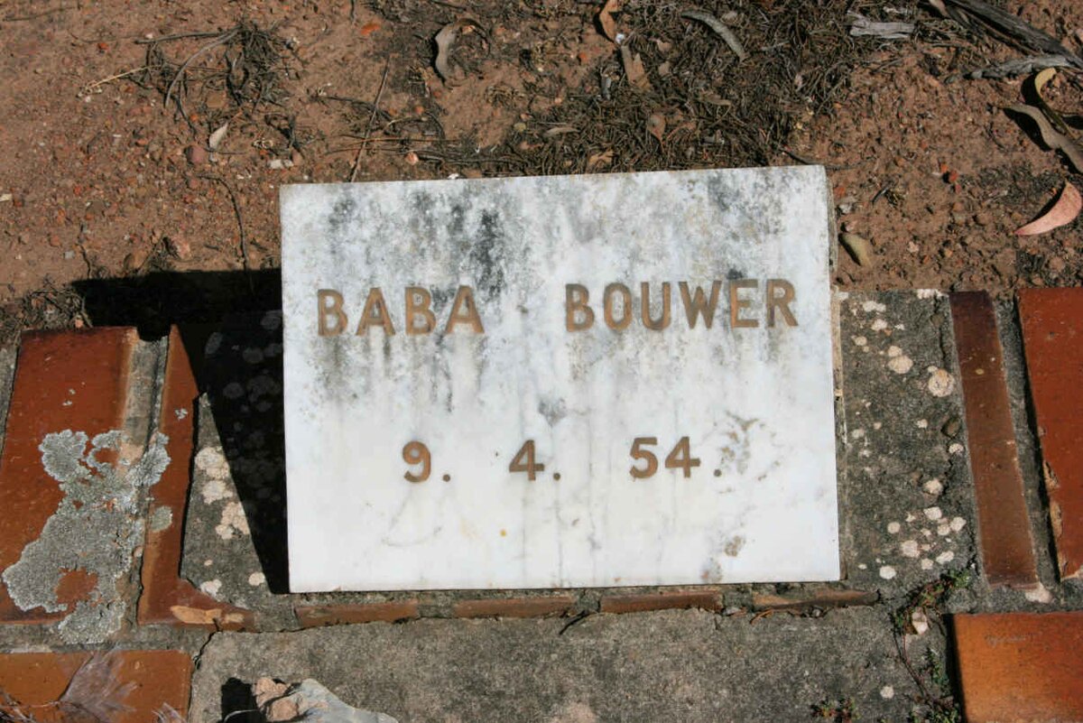 BOUWER baba -1954