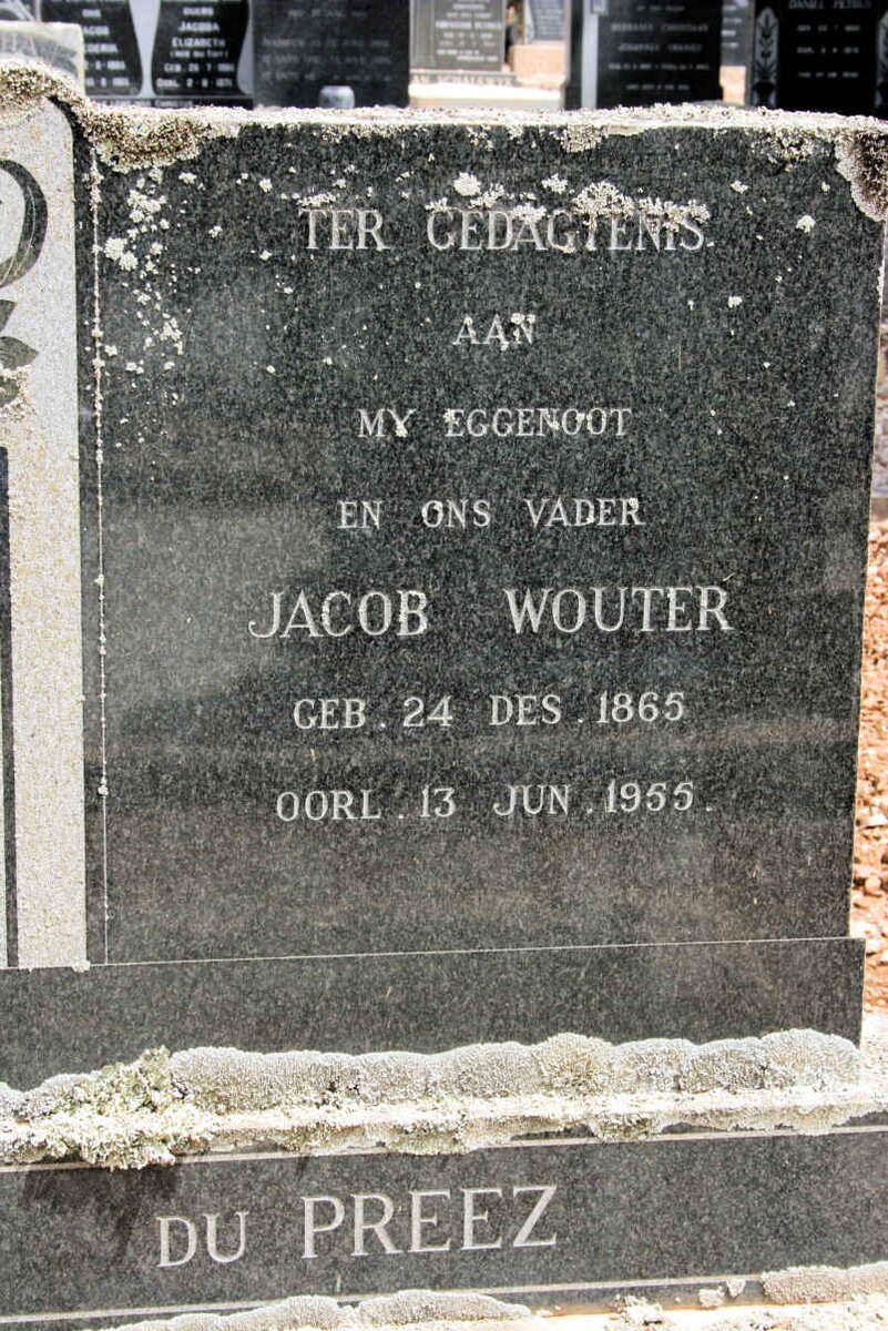 PREEZ Jacob Wouter, du 1865-1955