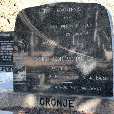 CRONJE Loduvicus 1916-1960