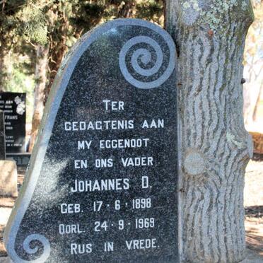 MORKEL Johannes D. 1898-1969