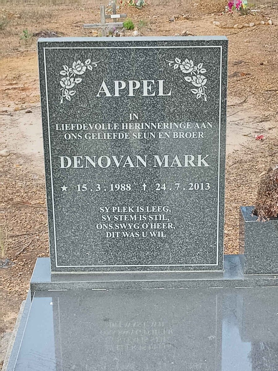 APPEL Denovan Mark 1988-2013