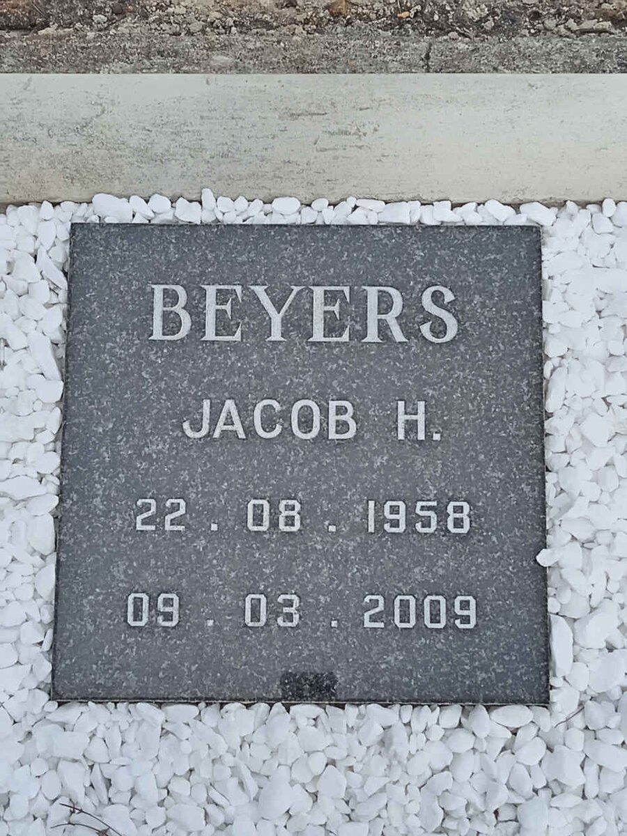 BEYERS Jacob Hendrik 1958-2009