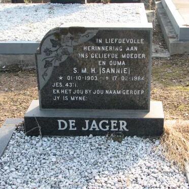 JAGER S.M.H., de 1903-1984