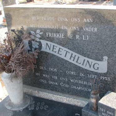 NEETHLING F.R.L. 1908-1953