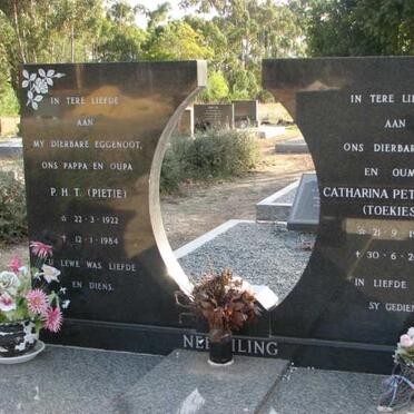 NEETHLING P.H.T. 1922-1984 & Catharina Petronella 1928-2007